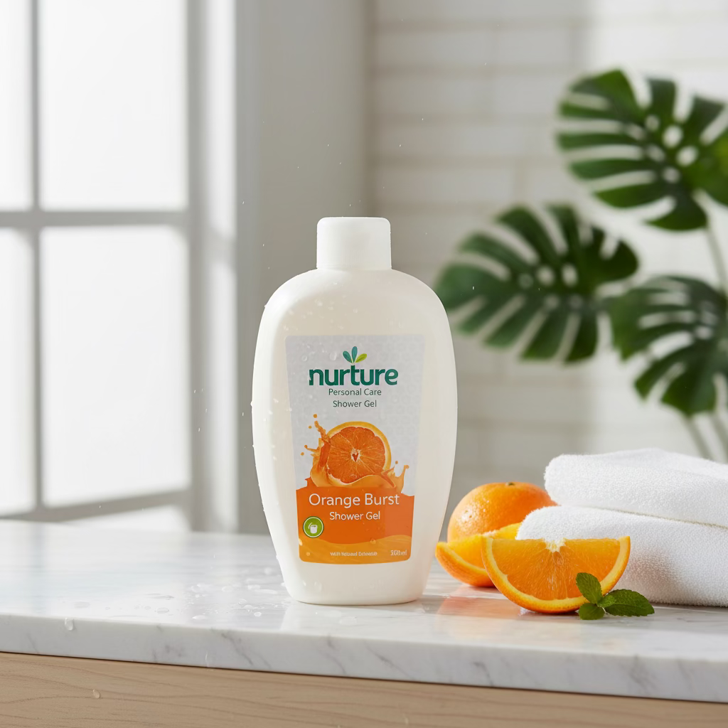Orange Burst shower gel